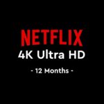 Netflix 4K Ultra HD Premium Account 12 Months